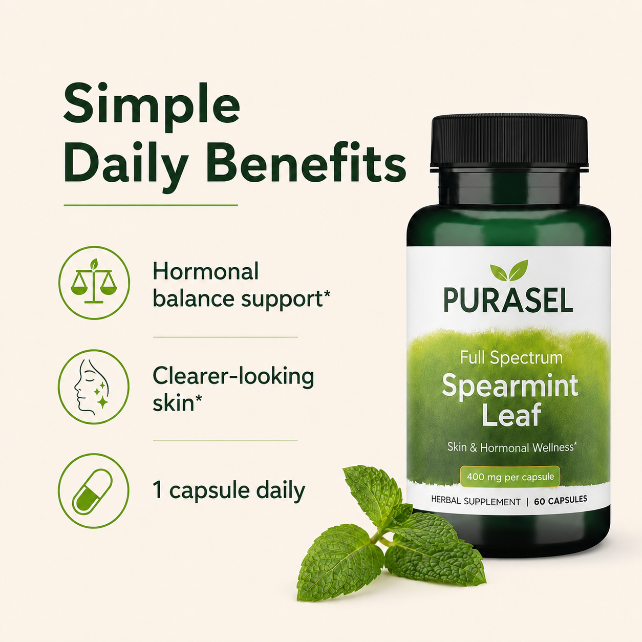 Purasel™  Spearmint Leaf