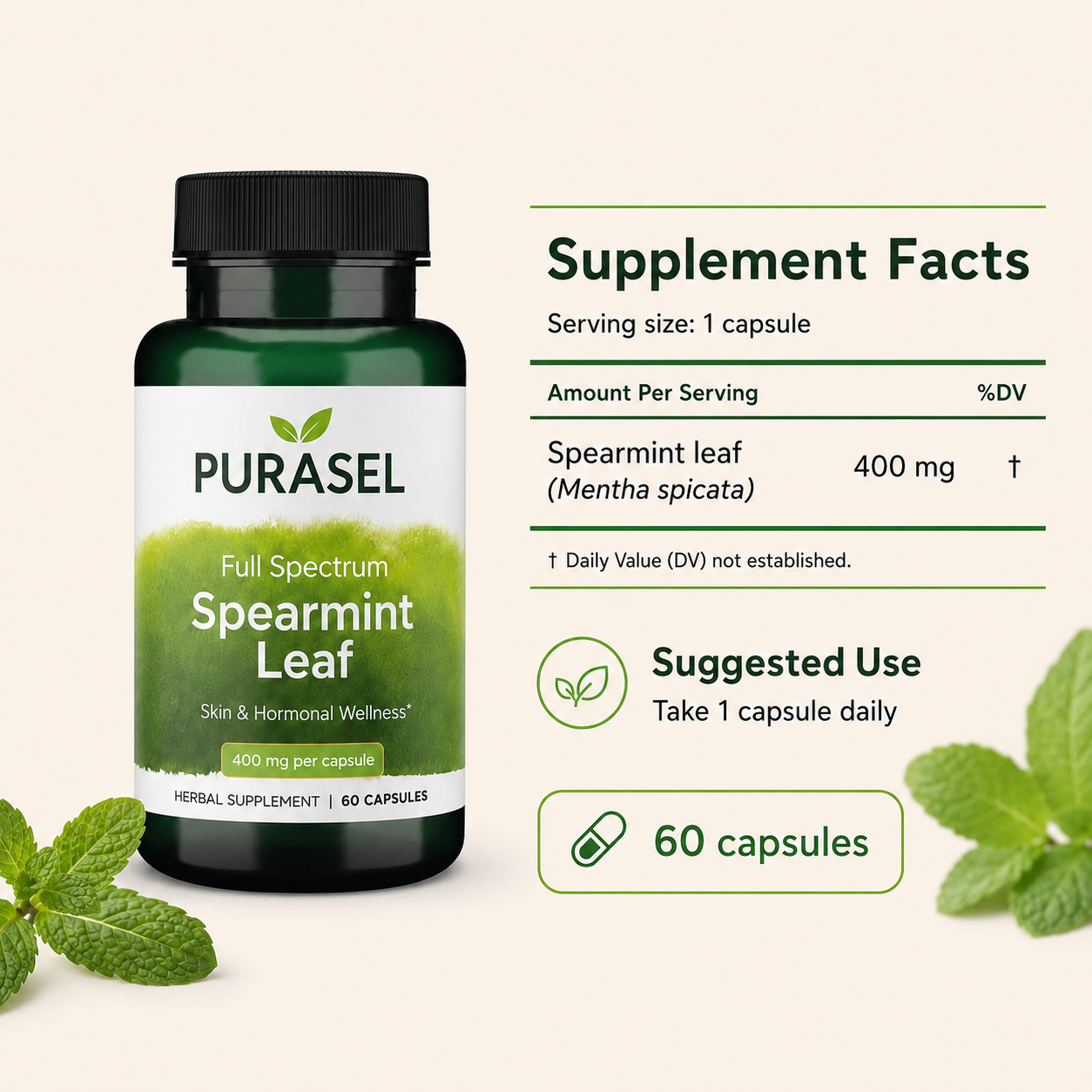 Purasel™  Spearmint Leaf